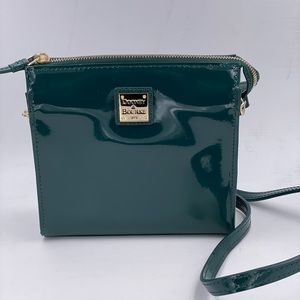 Dooney & Bourke Janine crossbody bag Patent Leather Green NWOT